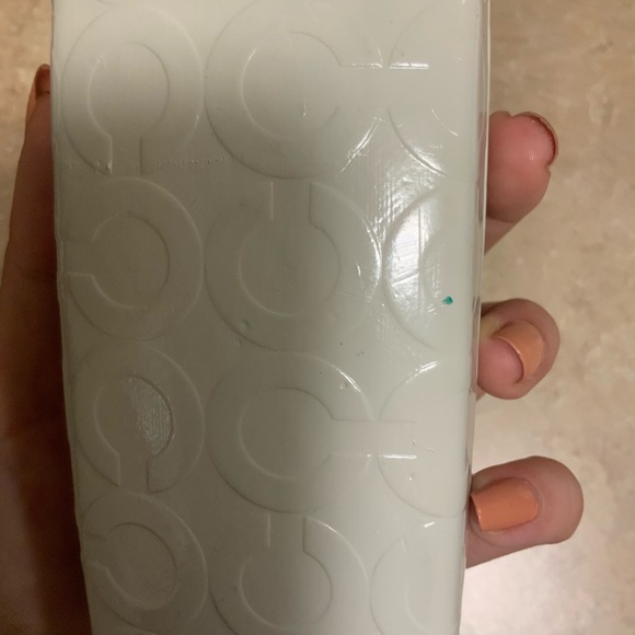 COACH Hardshell White Monogram CC Sunglasses Eyeglasses Protective Case - Picture 5 of 12